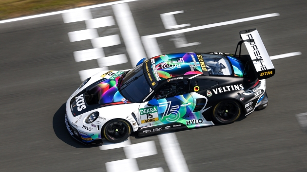 Veltins verlängert mit Porsche Motorsport und baut Engagement aus - Mit Veltins-Branding auf dem Auto startete das Porsche-Kunden-Team KÜS Team Bernhard - Quelle: Gruppe C GmbH